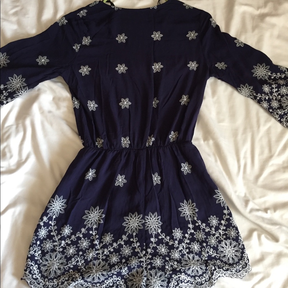 Papaya Floral Romper